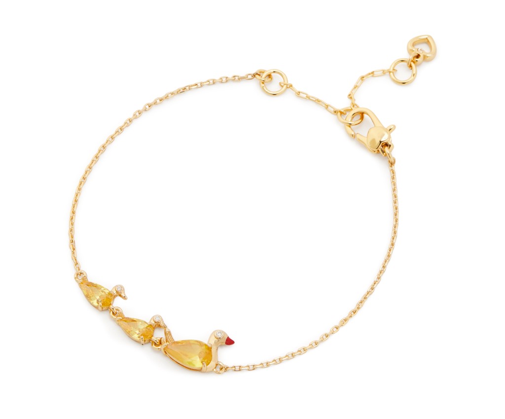 Ducks In A Row Bracelet (Yellow Gold)